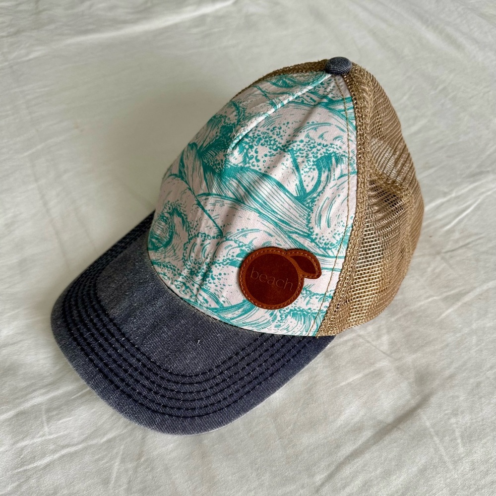 Orange Beach Adjustable Baseball Hat